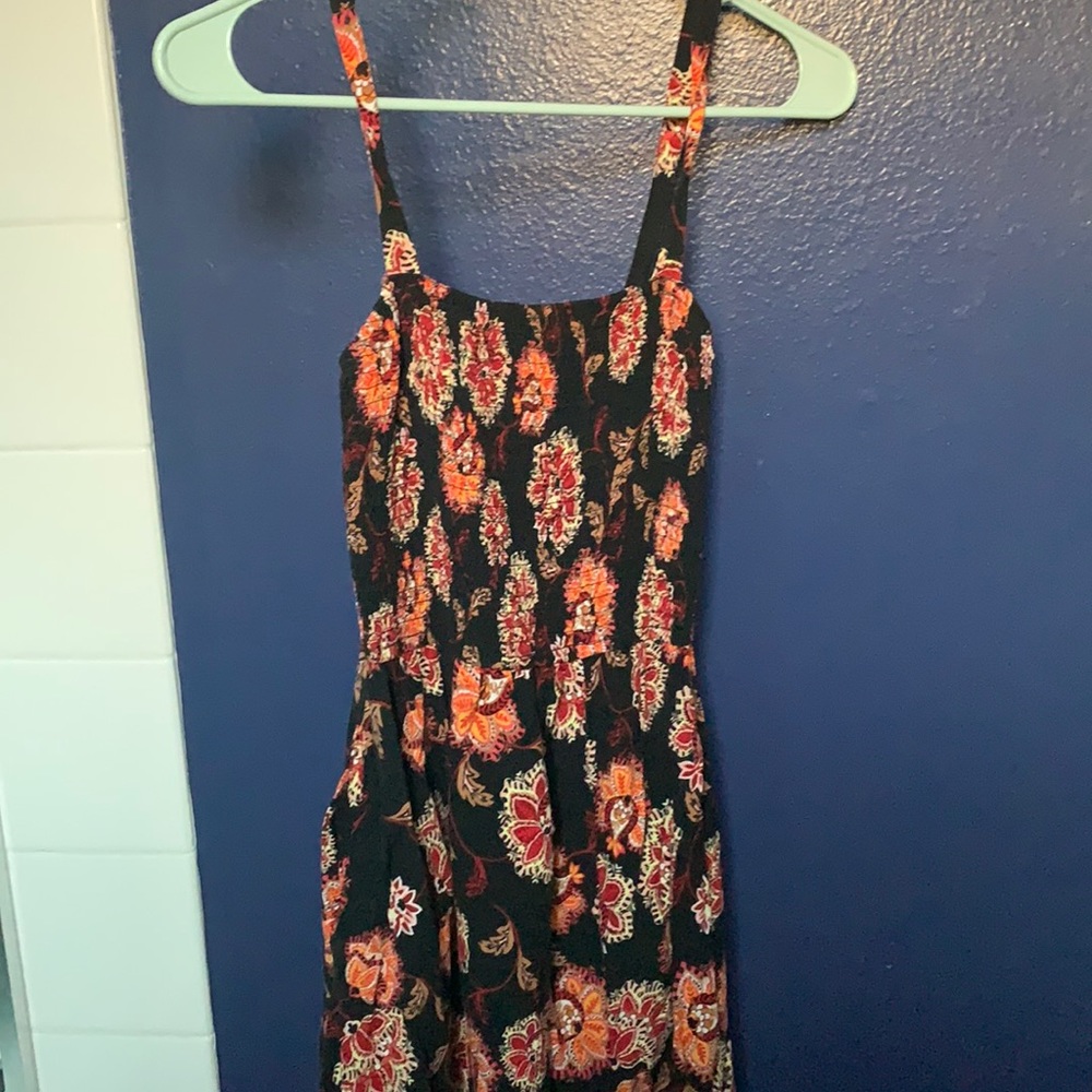 BAND OF GYPSIES LONG DRESS WITH POCKETS AND SLIT